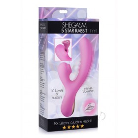 Inmi 5 Star 8x Suction Rabbit Pink