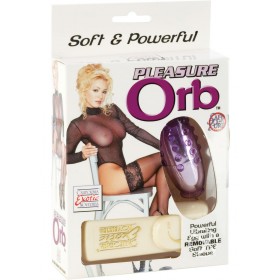 Pleasure Orb Egg w/ Soft Sleeve Multispeed Remote 2.75 Inch Purple