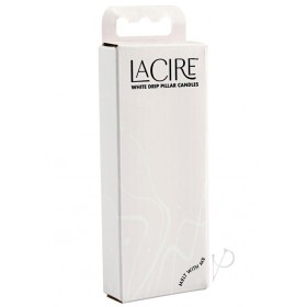 Lacire Drip Pillar Candles White