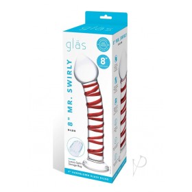 Mr Swirly Dildo 8 Clr/red