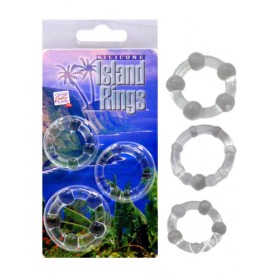 Sicone Island Rings 3 Sizes Clear                                                                  