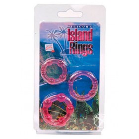 Sicone Island Rings 3 Sizes Pink                                                                   