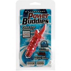 Waterproof Power Buddies With Silicone Sleeve Red Toungue