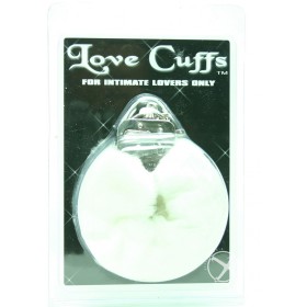 FURRY LOVE CUFFS WHITE                                                                             