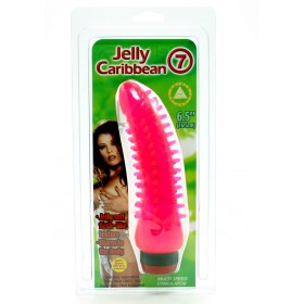 JELLY CARIBBEAN # 7 PINK 6.5 INCH VIBRATOR