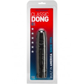 Classic Dong  Sil-A-Gel 8 Inch Black
