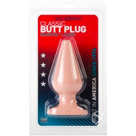 Classic Butt Plug Large  Sil-A-Gel 6 Inch Flesh