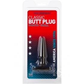 Classic Butt Plug Small  Sil-A-Gel 4.5 Inch Black