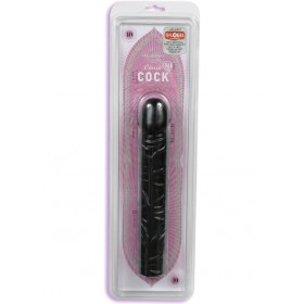 Classic Cock Dong  Sil-A-Gel 10 Inch Black