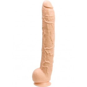 Dick Rambone Cock  Sil-A-Gel 18 Inches White Bulk