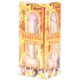 Kong The Realistic Dong Vibrating 10 Inch Flesh