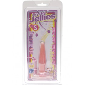 Crystal Jellies Jelly Butt Plug Small  Sil-A-Gel Pink