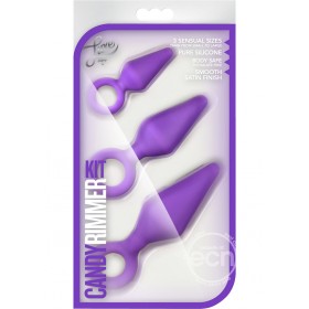 Blush Novelties Luxe Candy Rimmer Anal Plug Kit Purple