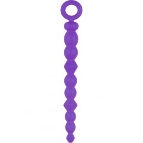 Blush Novelties Luxe Silicone Anal Beads Purple