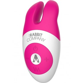 Rabbit Co The Lay On Silicone Rabbit Vibrator Hot Pink