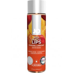 System Jo H2O Flavored Lubricant Peachy Lips 4 Ounce
