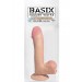 Basix 7.5 Dong Thick W/suction Flesh