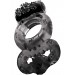 Macho Stallions Dbl Ring Black