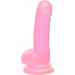 Basix 8 Suction Cup Dong Pink