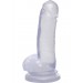 Basix 8 Suction Cup Dong Clear