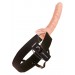 Ff 10 Vib Hollow Strap On Flesh