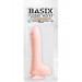 Basix 8 Dong W/suction Flesh