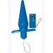 Power Butt Plug W/remote - Blue