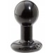 Round Butt Plug Small Black