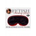 Ff Fur Lined Love Mask Satin/black