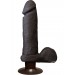 The Vibro Realistic Cock 8 Black
