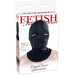 Ff Black Zipper Face Hood