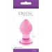 Crystal Glass Plug Small Pink