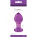 Crystal Glass Plug Medium Purple