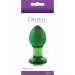 Crystal Glass Plug Medium Green