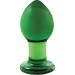 Crystal Glass Plug Medium Green