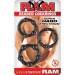 Ram Beaded Cockring Black