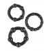 Ram Beaded Cockring Black