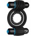 Optimale Vibrating Double C-ring Black