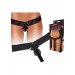 Vibra Lace Thong W/stim Beads Black M/l