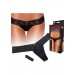 Vibrating Lace Thong Black S/m