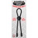 Mack Tuff Adjustable Cock Tie Black