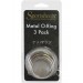 Metal O Ring 3/pk