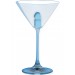 Light Up Martini Weenie Glass Blue