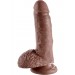 Kc 7 Cock W/balls Brown