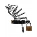 Steel Chastity Cage W/ Sil Urethral