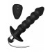 Black Vibrating Remote Anal Beads