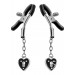 Charmed Heart Padlock Nipple Clamps