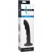 Strap U Ripples Silicone Dildo Black