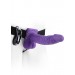 Ff 7 Vibe Hollow Strapon W/balls Purple