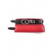 Rouge Padded Wrist Cuffs Blk Red